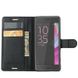 Чохол книжка з кишенями для карт на Sony Xperia XA1 Plus (G3412) - Чорний фото 1