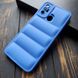 Чехол силиконовый Down Jacket для Tecno Spark 7 - Синий фото 1