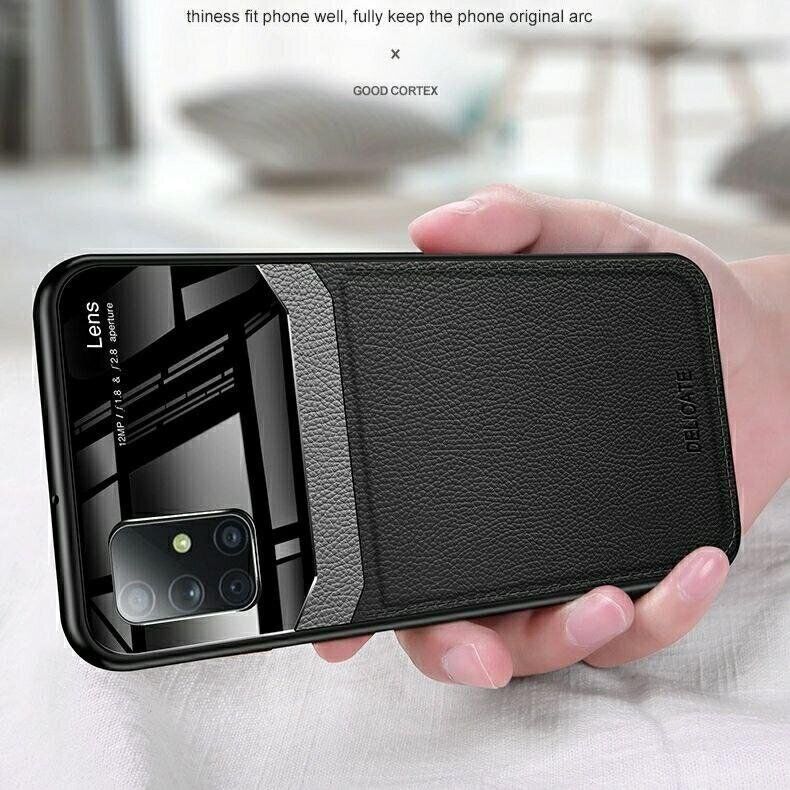Чехол бампер DELICATE для Samsung Galaxy M30s - Черный фото 2