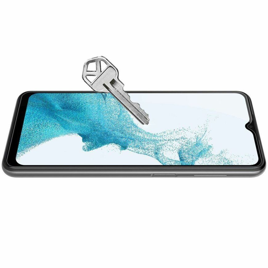 Защитное стекло 2.5D на весь экран для Samsung Galaxy A23 - Черный фото 5