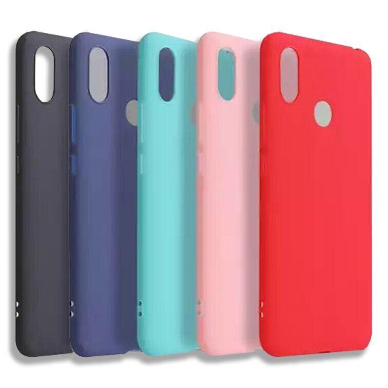 Чехол Candy Silicone для Xiaomi Mi Max 3 - Синий фото 2