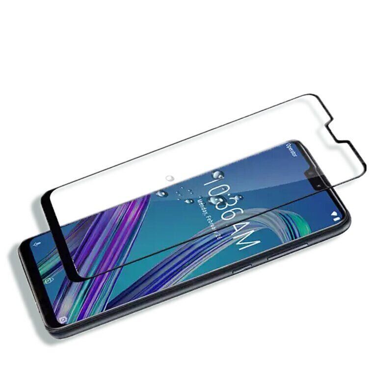 Защитное стекло 2.5D на весь экран для Asus Zenfone Max Pro (M2) / ZB631KL - Черный фото 2