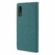 Чохол книжка Textile для Samsung Galaxy A30s / A50 / A50s - Зелений фото 5