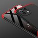 Чехол GKK 360 градусов для Xiaomi Mi 11 lite - Черно-Красный фото 6