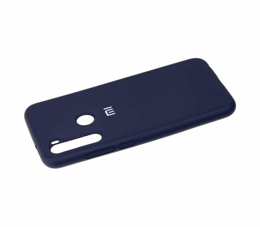 Оригинальный чехол Silicone cover для Xiaomi Redmi Note 8 - Синий фото 3