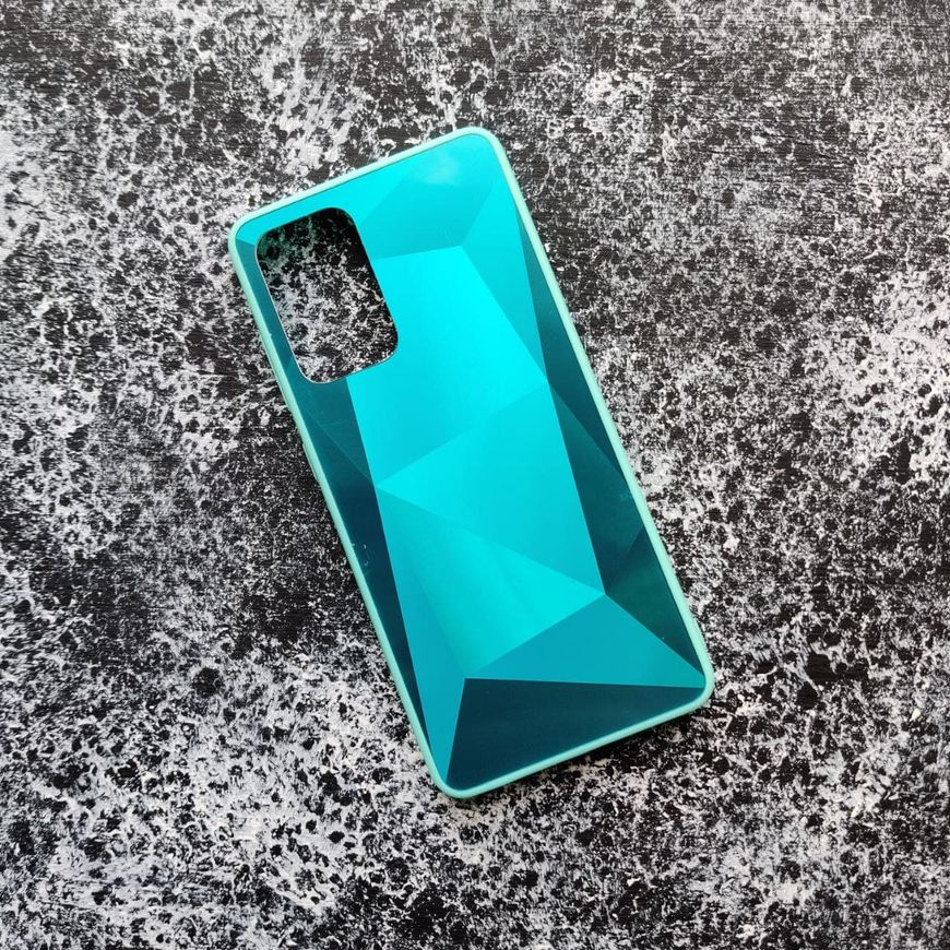 Стеклянный чехол Diamond для Samsung Galaxy A52 - Зелёный фото 2