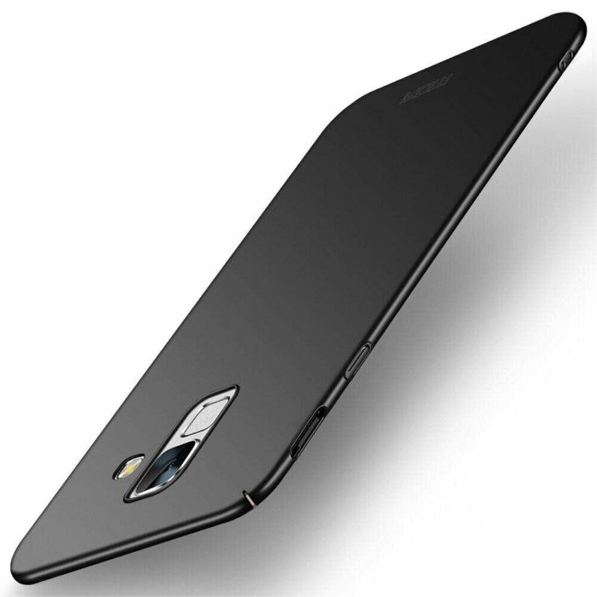 Чохол Бампер з покриттям Soft-touch для Samsung Galaxy A8 (2018) - Чорний фото 3