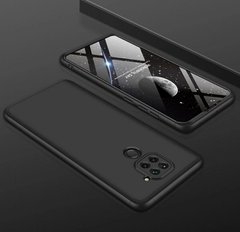 Чехол GKK 360 градусов для Xiaomi Redmi 10X / Note 9 - Чёрный фото 1