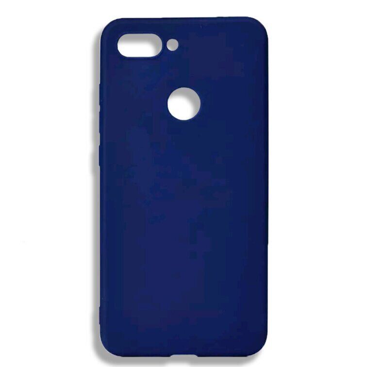 Чохол Candy Silicone для Xiaomi Mi8 lite - Синій фото 1