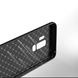 Чехол с плетением под кожу для Samsung Galaxy A8 (2018) - Черный фото 5