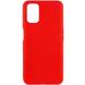 Чохол Candy Silicone для Oppo A96 колір Червоний