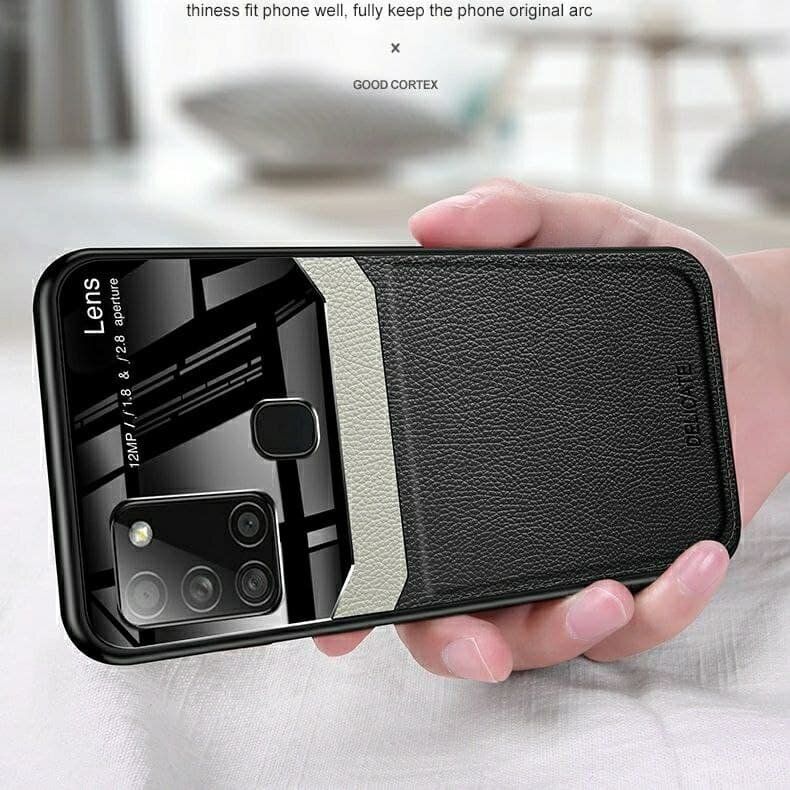 Чехол бампер DELICATE для Samsung Galaxy A21s - Черный фото 4