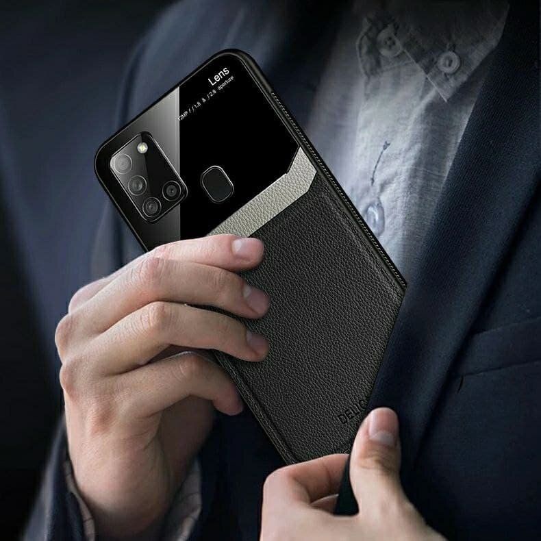 Чехол бампер DELICATE для Samsung Galaxy A21s - Черный фото 3