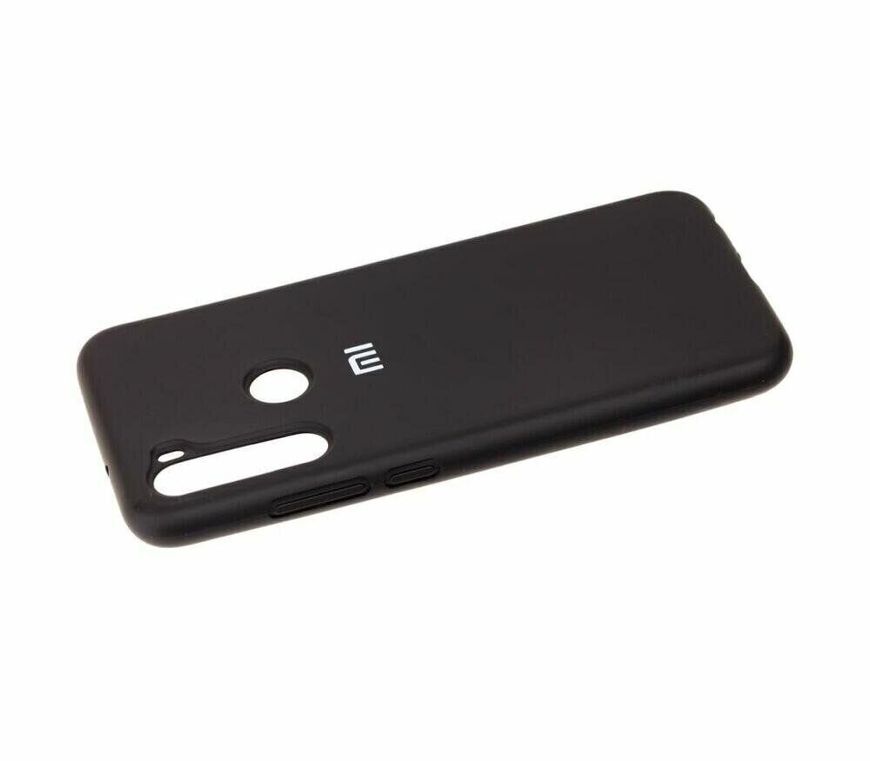 Оригінальний чохол Silicone cover для Xiaomi Redmi Note 8 - Чорний фото 3