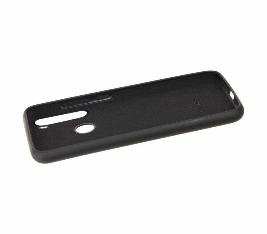 Оригинальный чехол Silicone cover для Xiaomi Redmi Note 8 - Черный фото 4