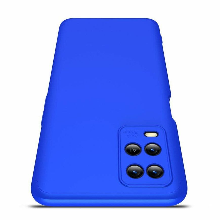 Чехол GKK 360 градусов для Oppo A54 / A55 - Синий фото 3