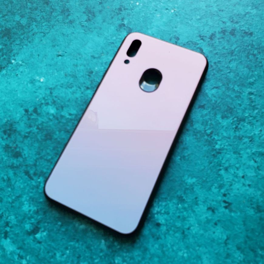 Силіконовий чохол GlassCase з градієнтом для Huawei P Smart (2019) - Рожевий фото 1
