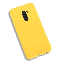 Чехол Candy Silicone для Pocophone F1 - Жёлтый фото 1