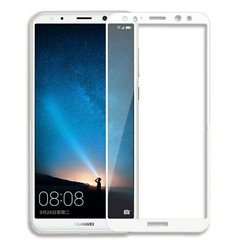 Защитное стекло 2.5D на весь экран для Huawei Mate 10 lite - Белый фото 1