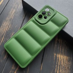 Чехол силиконовый Down Jacket для Samsung Galaxy A32 4G - Зелёный фото 1