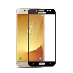 Защитное стекло 2.5D на весь экран для Samsung Galaxy J3 (2017) / J330 - Черный фото 1