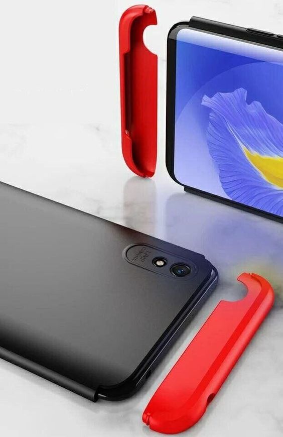 Чехол GKK 360 градусов для Xiaomi Redmi 9A - Синий фото 5