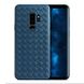 Чохол з плетінням під шкіру для Samsung Galaxy A8 (2018) - Синій фото 1