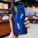 Стеклянный чехол Diamond для Samsung Galaxy A52 - Синий фото 1