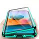 Магнитный чехол с защитным стеклом для Samsung Galaxy A31 - Зелёный фото 2