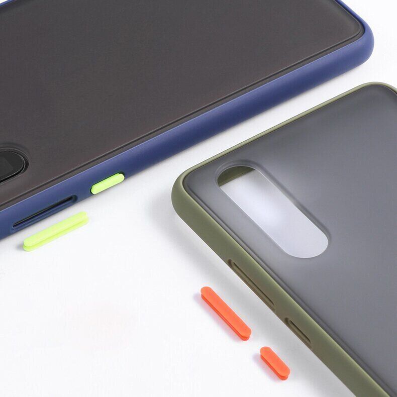 Чехол Buttons Shield для Samsung Galaxy A30s / A50 / A50s - Синий фото 3