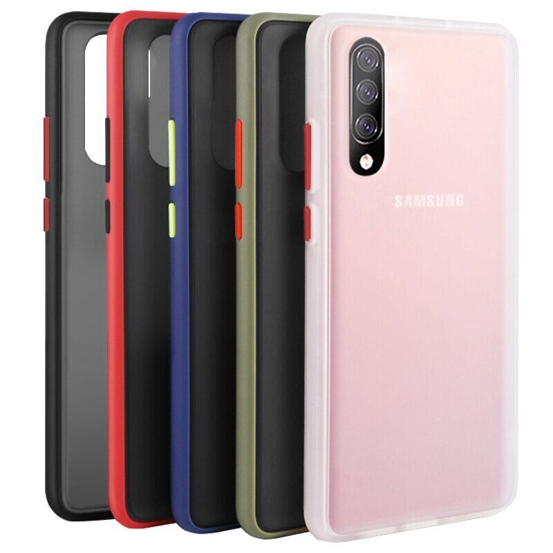 Чехол Buttons Shield для Samsung Galaxy A30s / A50 / A50s - Красный фото 5