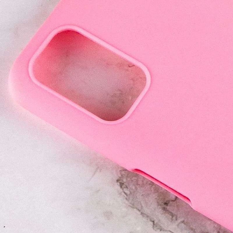 Чехол Candy Silicone для Oppo A96 цвет Розовый