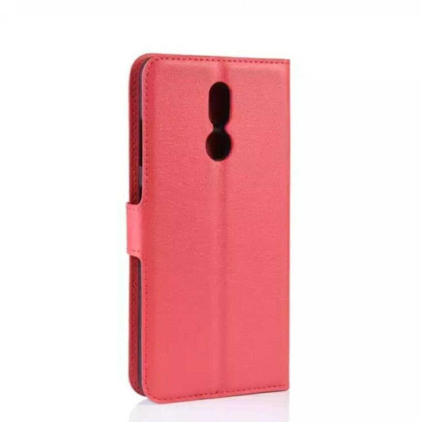 Чохол книжка з кишенями для карт на Nokia 3.2 - Червоний фото 6