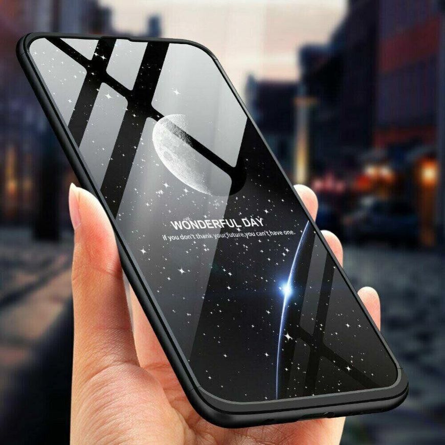 Чехол GKK 360 градусов для Samsung Galaxy A30s / A50 / A50s - Черный фото 4