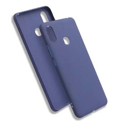 Чехол Candy Silicone для Xiaomi Mi Max 3 - Синий фото 1