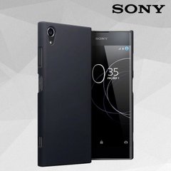 Чехол Бампер с покрытием Soft-touch для Sony Xperia XA1 Ultra - Чёрный фото 1