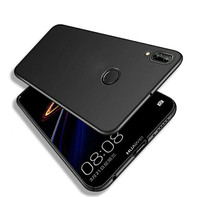 Чехол Бампер с покрытием Soft-touch для Huawei P20 lite - Черный фото 5