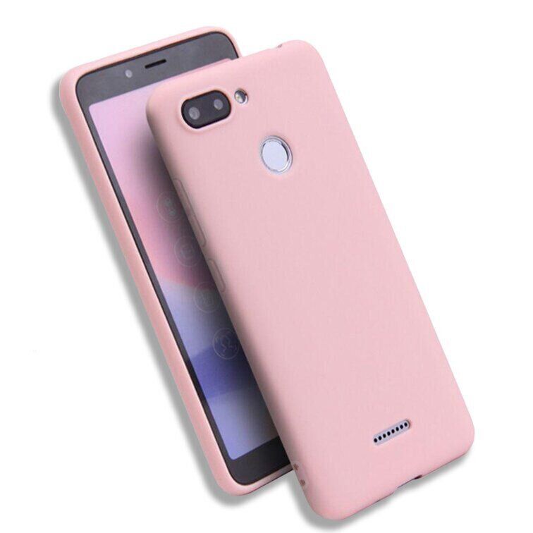 Чехол Candy Silicone для Xiaomi Redmi 6 - Розовый фото 1