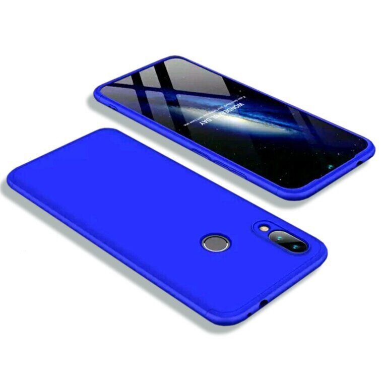 Чехол GKK 360 градусов для Xiaomi Redmi 7 - Синий фото 2