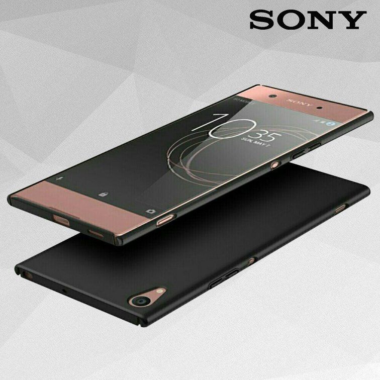 Чехол Бампер с покрытием Soft-touch для Sony Xperia XA1 Ultra - Черный фото 2