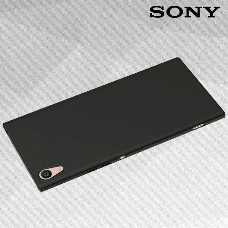 Чехол Бампер с покрытием Soft-touch для Sony Xperia XA1 Ultra - Черный фото 5