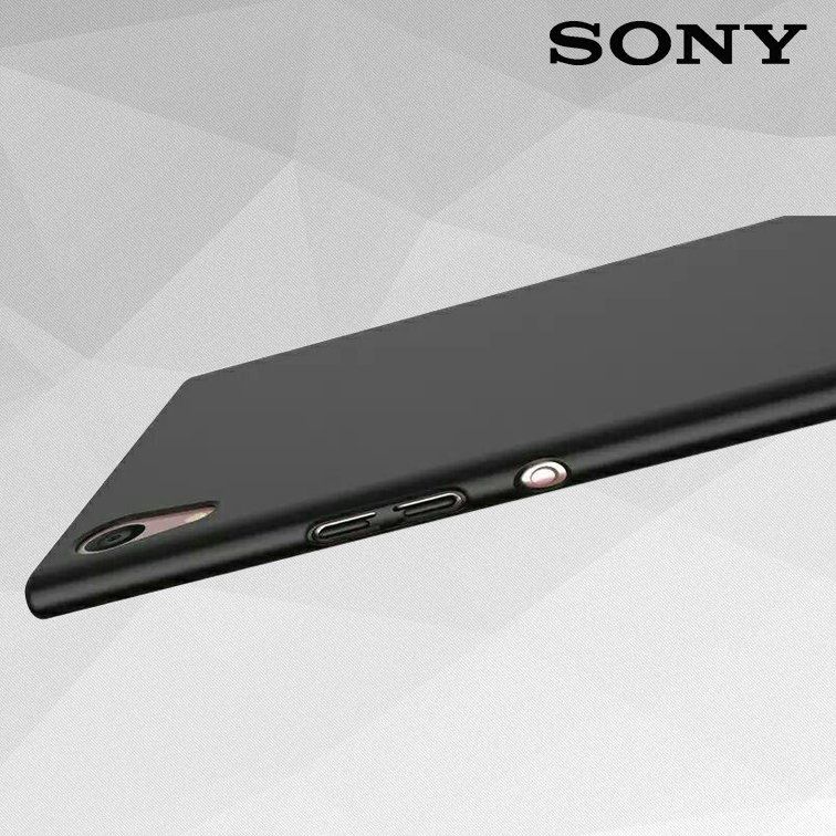Чехол Бампер с покрытием Soft-touch для Sony Xperia XA1 Ultra - Черный фото 4