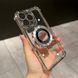 Силіконовий чохол з кільцем для iPhone 14 Pro Max колір Сірий