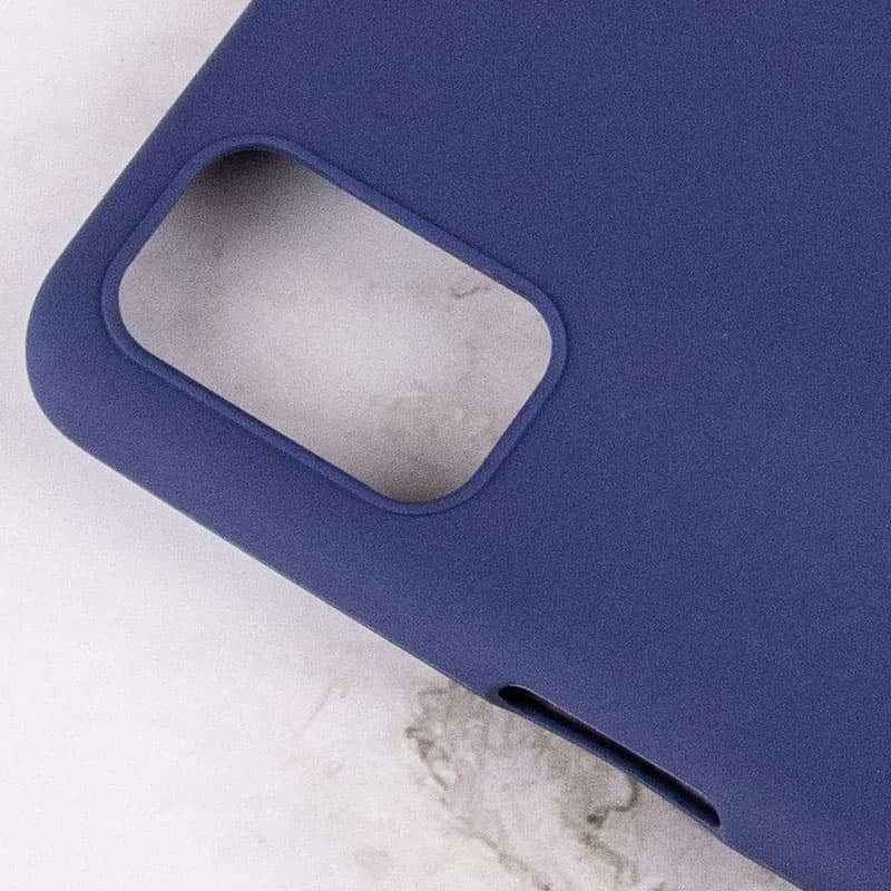 Чехол Candy Silicone для Oppo A96 цвет Синий