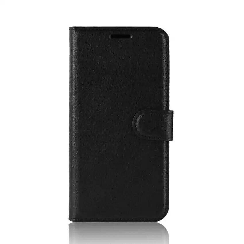 Чехол-Книжка с карманами для карт на Nokia 3.2 - Черный фото 6
