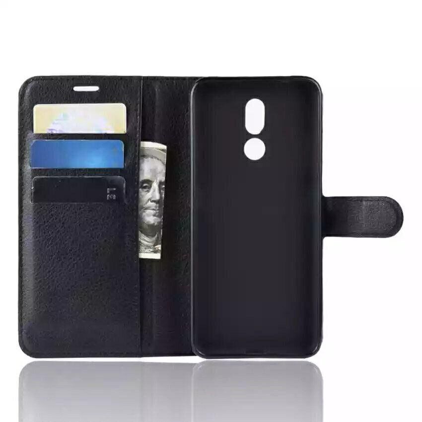 Чехол-Книжка с карманами для карт на Nokia 3.2 - Черный фото 4