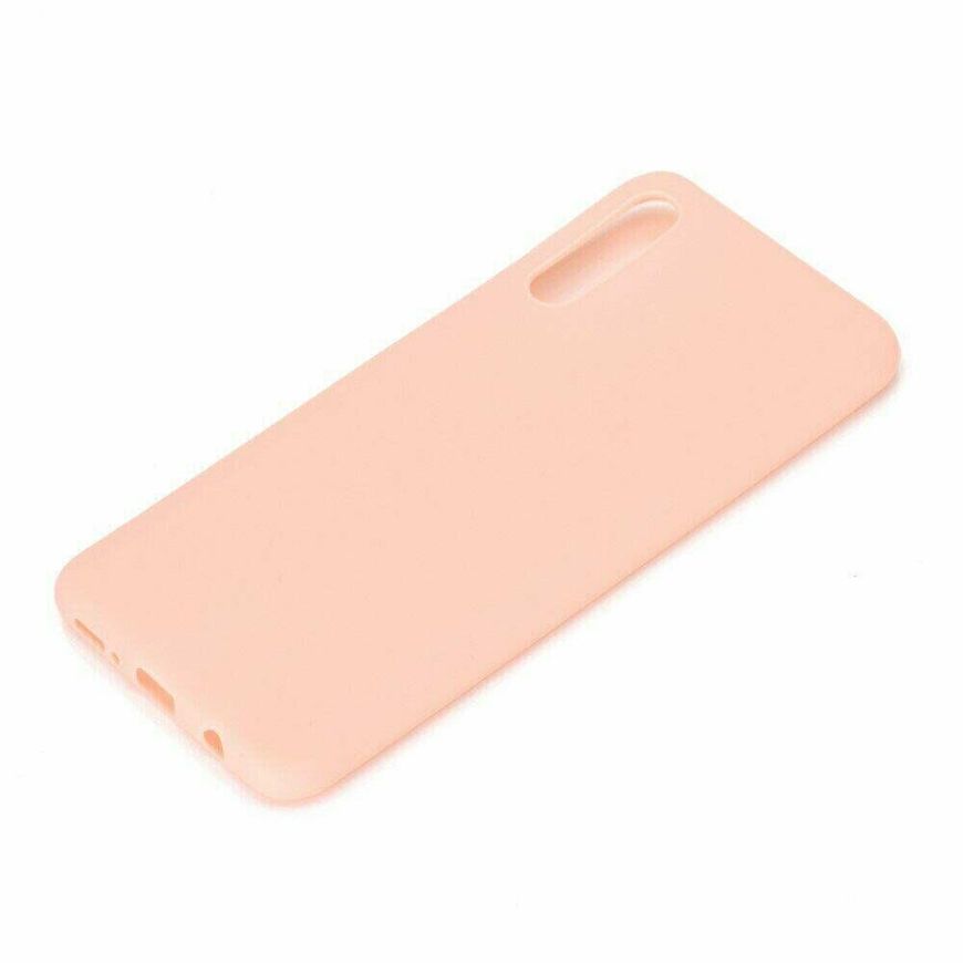 Чехол Candy Silicone для Samsung Galaxy A70 - Розовый фото 3