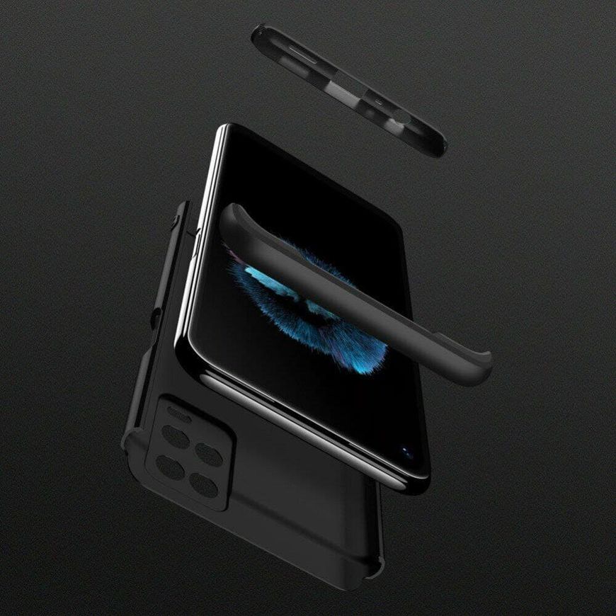Чехол GKK 360 градусов для Oppo A54 / A55 - Черный фото 5