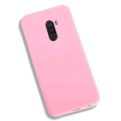 Чехол Candy Silicone для Pocophone F1 - Розовый фото 1