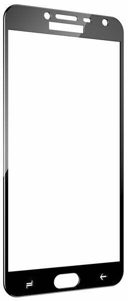 Защитное стекло 2.5D на весь экран для Samsung Galaxy J4 (2018) / J400 - Черный фото 3
